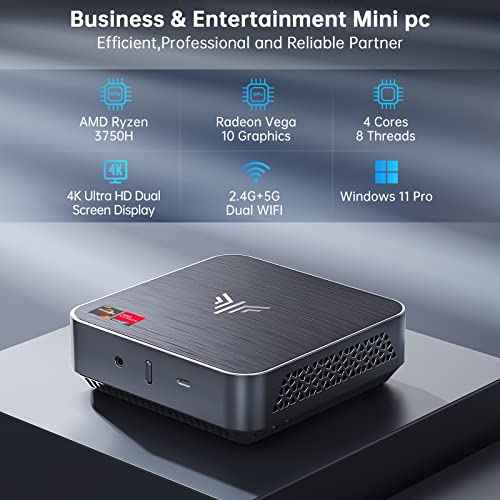 NiPoGi AM02 Mini PC,AMD Ryzen 7 3750H,16 GB DDR4 / 512 GB SSD con Gráficos Radeon RX Vega 10/4K 60 Hz HDMI+VGA/5G WiFi/BT4.2 Business PC Ordenador personal NiPoGi NiPoGi, Ordenador personal, Ordenadores de sobremesa SacrificioShop sacrificioshop.com {{ shop.shopifyCountryName }} {{ shop.shopifyProvince }} B09X2PMLD9 389.90 NiPoGi AM02 Mini PC,AMD Ryzen 7 3750H,16 GB DDR4 / 512 GB SSD con Gráficos Radeon RX Vega 10/4K 60 Hz HDMI+VGA/5G WiFi/BT4.2 Business PC - Default Title