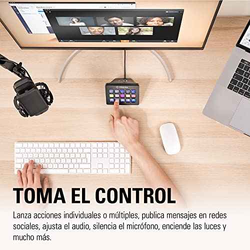 Elgato Stream Deck MK.2 – Controlador de estudio, 15 teclas macro, activa acciones en apps y software como OBS, Twitch, YouTube... Ordenador personal Elgato Controladores MIDI, Elgato, Ordenador personal SacrificioShop sacrificioshop.com {{ shop.shopifyCountryName }} {{ shop.shopifyProvince }} B09738CV2G 161.00 Elgato Stream Deck MK.2 – Controlador de estudio, 15 teclas macro, activa acciones en apps y software como OBS, Twitch, YouTube... - Default Title