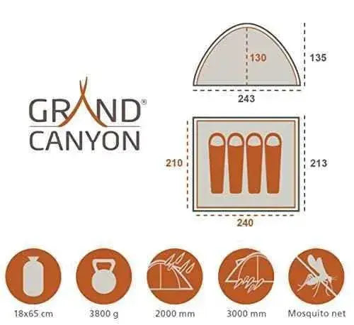 GRAND CANYON Phoenix L – Tienda tipo cúpula (Tienda para 4 personas). Deportes Grand Canyon Deportes, Grand Canyon, Tiendas iglú SacrificioShop sacrificioshop.com {{ shop.shopifyCountryName }} {{ shop.shopifyProvince }} B003BF9GUQ 89.95 GRAND CANYON Phoenix L – Tienda tipo cúpula (Tienda para 4 personas). - Default Title