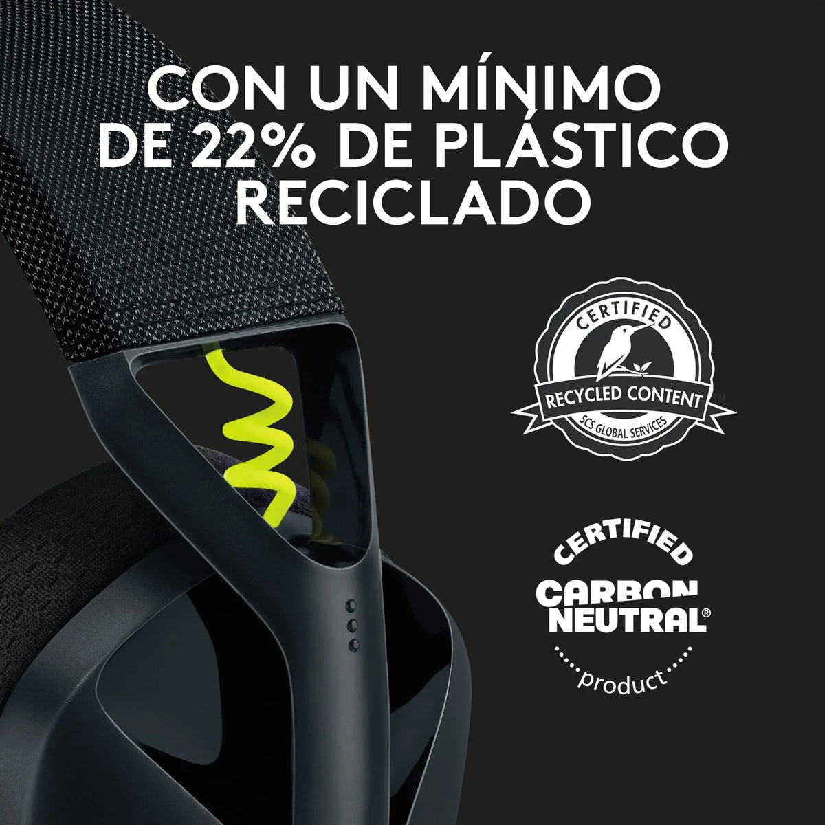 Logitech G G435 Auriculares Inalámbricos LIGHTSPEED para Gaming, Ligeros, micrófono integrado, Batería de 18 horas, Compatibles con Dolby Atmos, Bluetooth, PC, PS4, PS5, Móvil, Nintendo Switch - Negro Logitech G