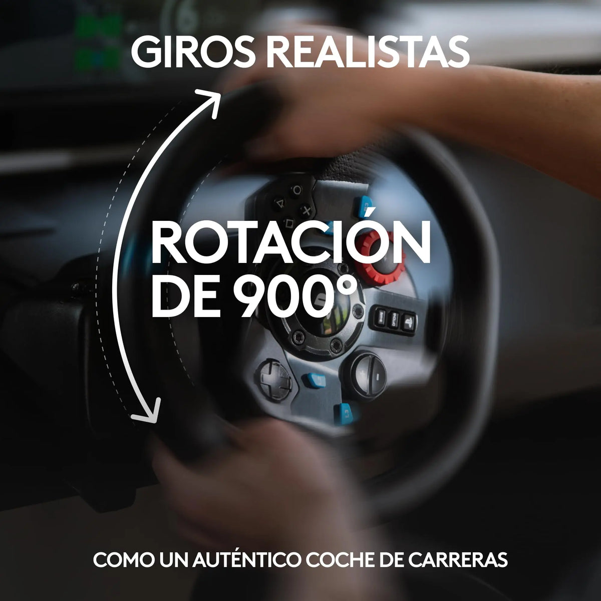 Logitech G29, Driving Force Volante de Carreras y Pedales, Force Feedback, Aluminio Anodizado, Palancas de Cambio, Enchufe Eu, Ps4/Ps3/Pc/Mac, USB 2.0/Alámbrico, PS4, PS3, Window 10.81, Windows 8, Windows 7, Mac OS 10.10+, Negro Logitech G