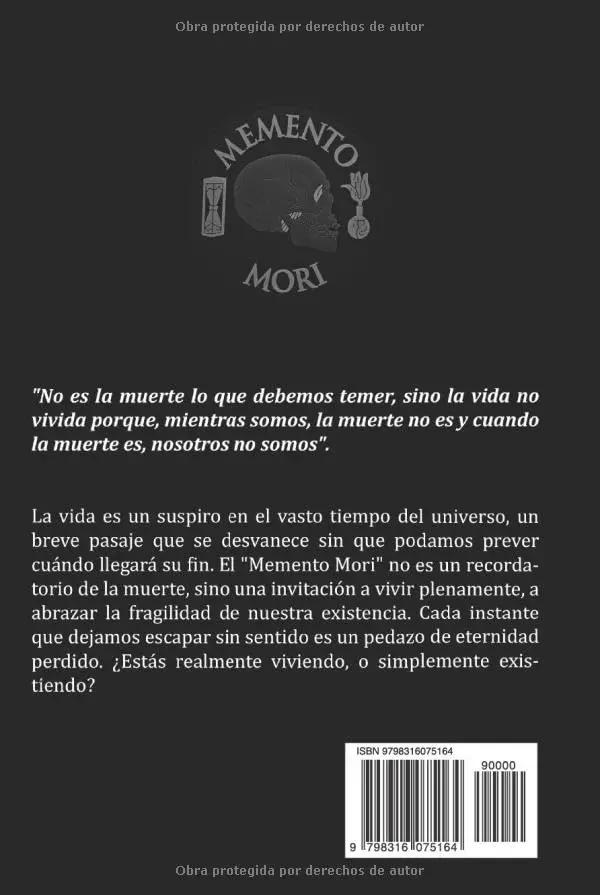 Memento Mori: Recuerda tu Muerte (Instantes Eternos: Colección Tempus.) SacrificioShop