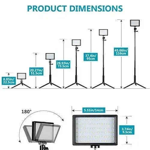 Neewer 2 X Luz de Vídeo LED USB de Regulables 5600K con Soporte de Trípode Profesional y Filtros de Color para Grabación Cámara NEEWER Cámara, Iluminación continua, NEEWER SacrificioShop sacrificioshop.com {{ shop.shopifyCountryName }} {{ shop.shopifyProvince }} B07T8FBZC2 44.49 Neewer 2 X Luz de Vídeo LED USB de Regulables 5600K con Soporte de Trípode Profesional y Filtros de Color para Grabación - Default Title