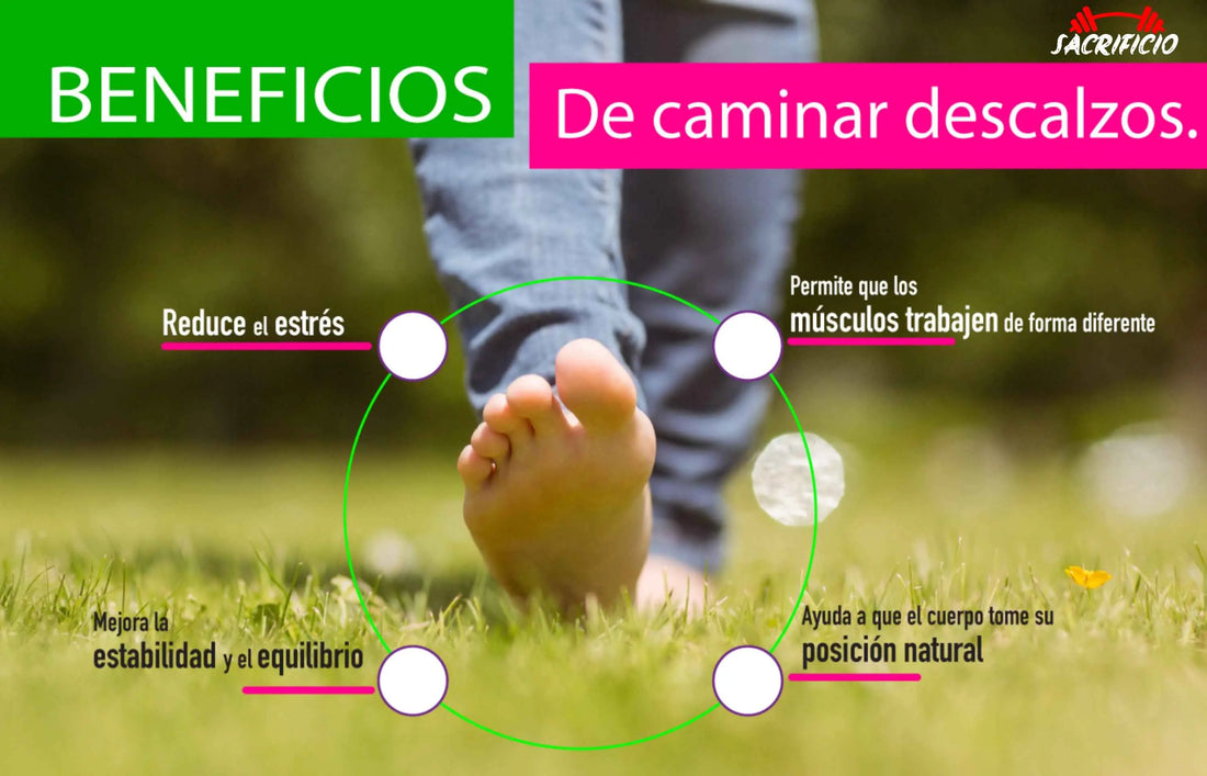 👉Beneficios de caminar 👣descalzos Jorge López Descalzo, Ventajas de ir descalzo, zapatillas minimalistas SacrificioShop sacrificioshop.com Spain A Coruña