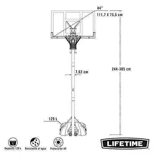 Canasta baloncesto resistente, altura regulable 244/305 cm UV100 Deportes LIFETIME Deportes, LIFETIME, Portátiles SacrificioShop sacrificioshop.com {{ shop.shopifyCountryName }} {{ shop.shopifyProvince }} B004TKMQ68 299.95 Canasta baloncesto resistente, altura regulable 244/305 cm UV100 - Default Title