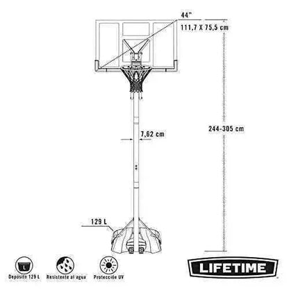 Canasta baloncesto resistente, altura regulable 244/305 cm UV100 Deportes LIFETIME Deportes, LIFETIME, Portátiles SacrificioShop sacrificioshop.com {{ shop.shopifyCountryName }} {{ shop.shopifyProvince }} B004TKMQ68 299.95 Canasta baloncesto resistente, altura regulable 244/305 cm UV100 - Default Title