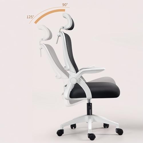 Silla Ergonómica de Oficina con Soporte Lumbar y Reposacabezas