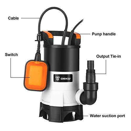 DEKO 400W Bomba de aguas sucias con interruptor de flotador y flujo máximo de 8000L/H, para riego de piscinas y jardines Mejora del hogar DEKO Bombas sumergibles, DEKO, Mejora del hogar SacrificioShop sacrificioshop.com Spain A Coruña B08RN5W5MZ 44.99 DEKO 400W Bomba de aguas sucias con interruptor de flotador y flujo máximo de 8000L/H, para riego de piscinas y jardines - Default Title