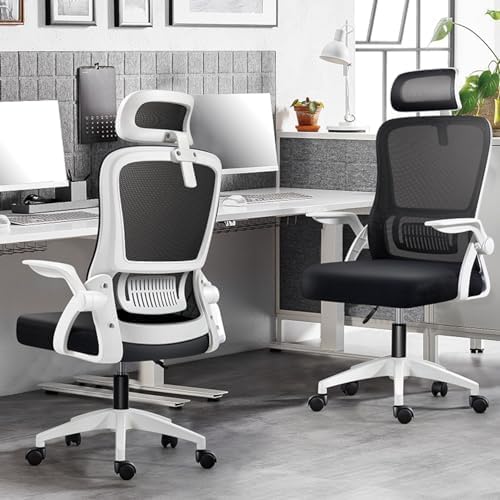 Silla Ergonómica de Oficina con Soporte Lumbar y Reposacabezas