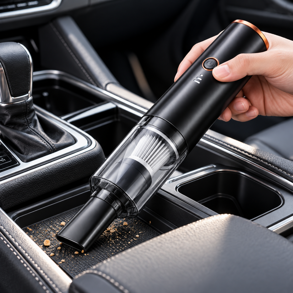 Mini Aspirador Inalámbrico para Coche y Hogar – Compacto y Recargable