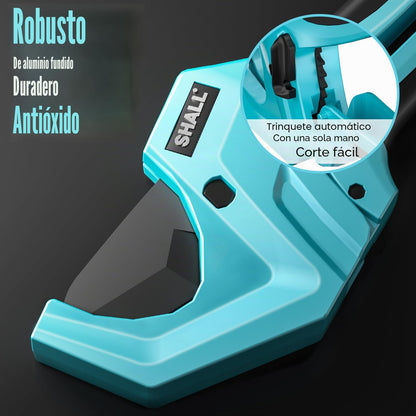 SHALL Cortador de tubos de plástico de 2,5"(63 mm), cortador de PVC