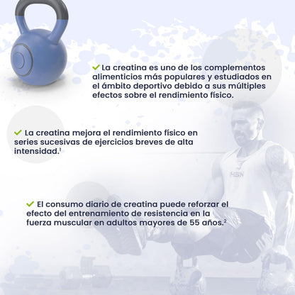 Creatina HSN Excell 100% Creapure® 500 g | Opinión
