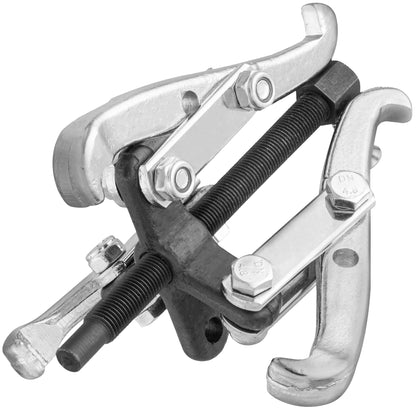 Extractor de engranajes de 3 mandíbulas, herramienta de extracción de rodamientos de alta resistencia para polea, volante y disco de freno, extractor de acero CR-V con mandíbulas reversibles