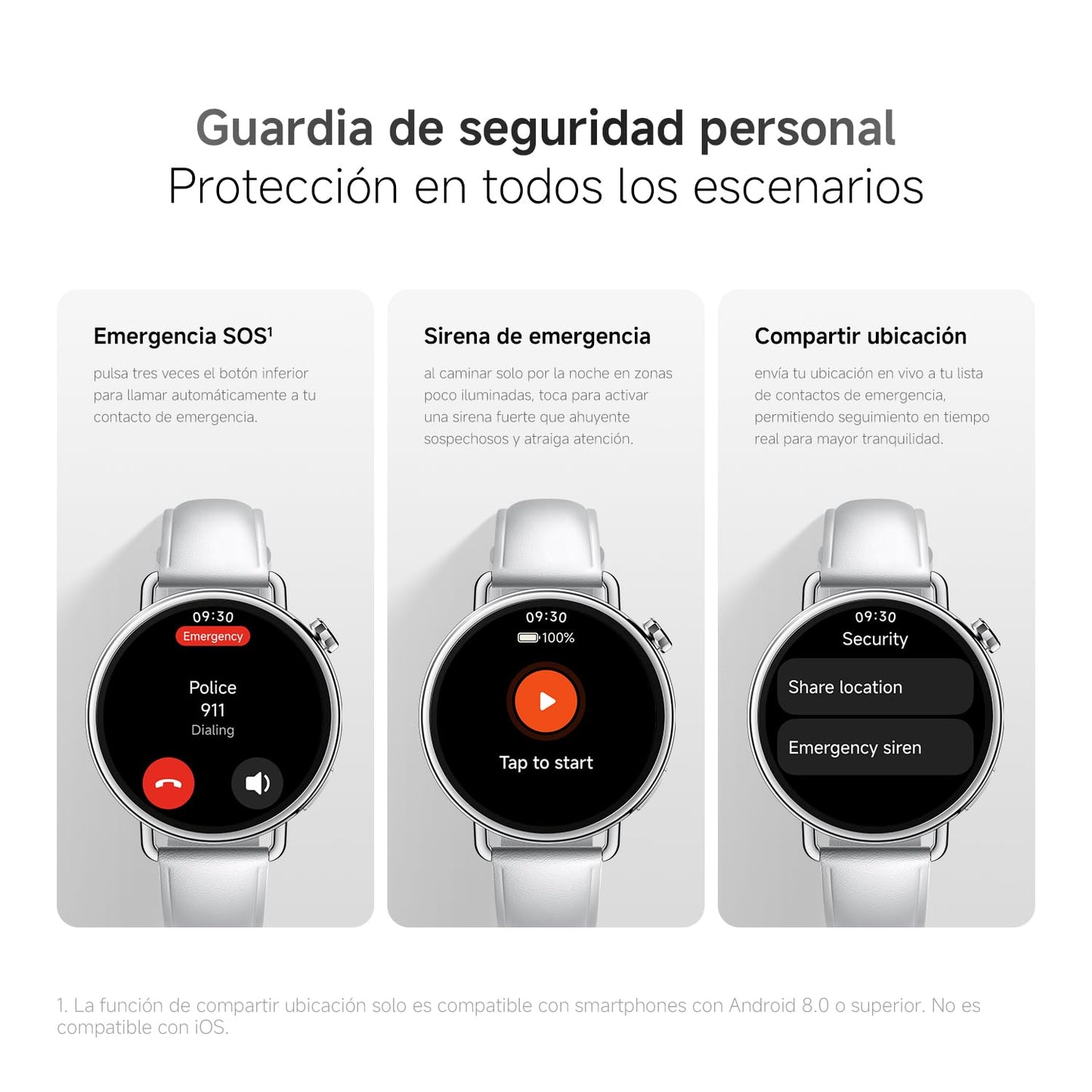 XIAOMI Watch S4 41mm, Smartwatch, Diámetro de 41 mm, Cuerpo Ultraligero de 32g, Pronóstico Menstrual, 150+ Modos Deportivos, Funciones de Seguridad, HyperOS 3, Correa de Cuero (Blanco)