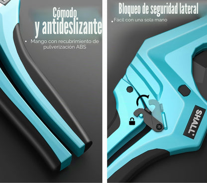 SHALL Cortador de tubos de plástico de 2,5"(63 mm), cortador de PVC