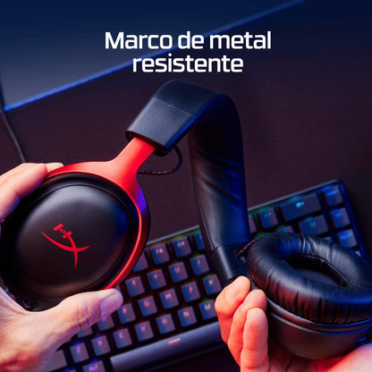 HyperX Cloud III — Auriculares gaming con cable y micrófono desmontable