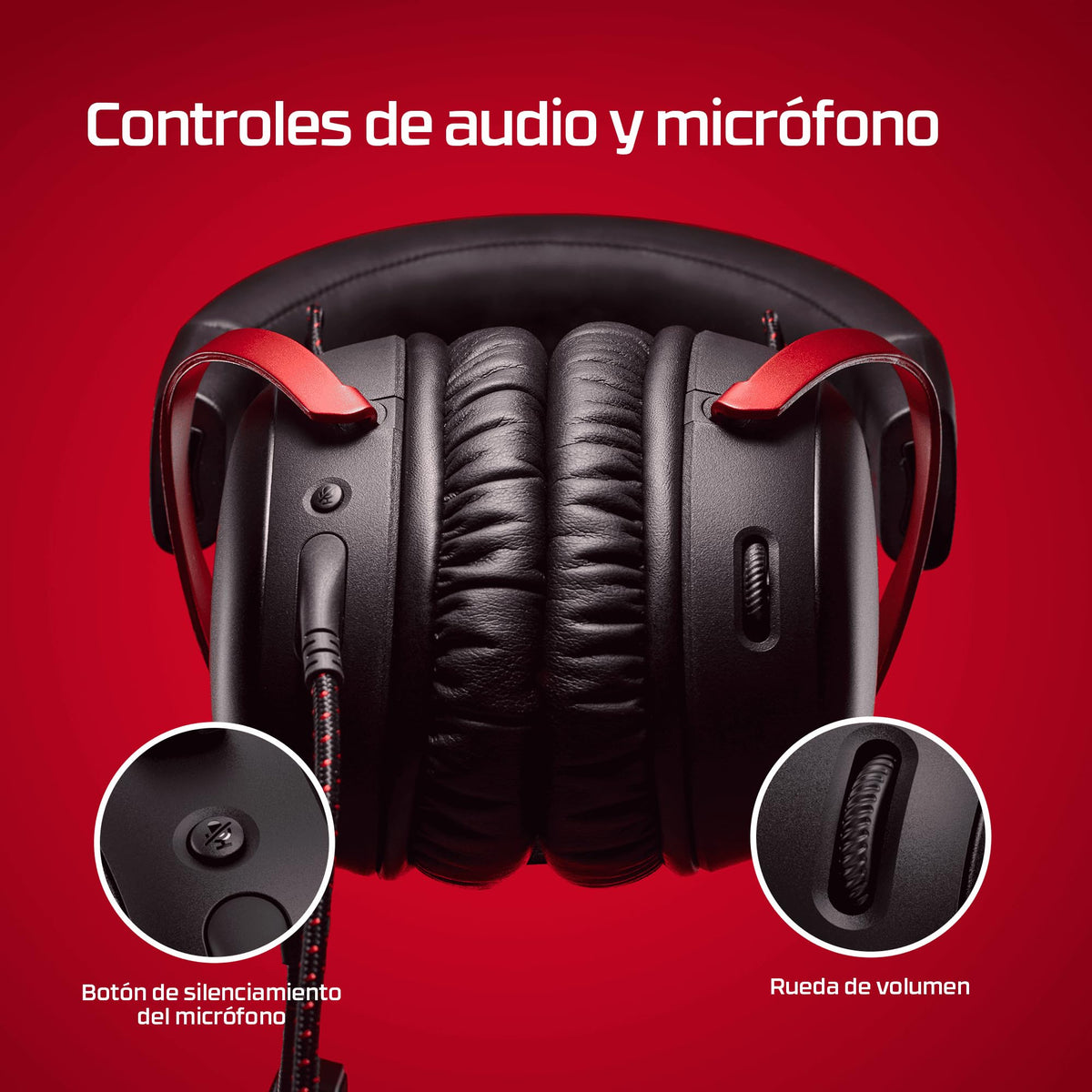HyperX Cloud III — Auriculares gaming con cable y micrófono desmontable