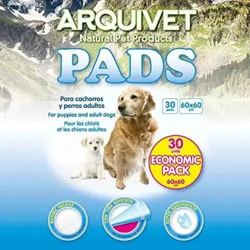 Arquivet Pack Económico - Pads para perros súper absorbentes - 30 uds. - 60 x 60 cm Productos para animales Arquivet Arquivet, Pañales, Productos para animales SacrificioShop sacrificioshop.com {{ shop.shopifyCountryName }} {{ shop.shopifyProvince }} B072JHGT9T 14.90 Arquivet Pack Económico - Pads para perros súper absorbentes - 30 uds. - 60 x 60 cm - Default Title