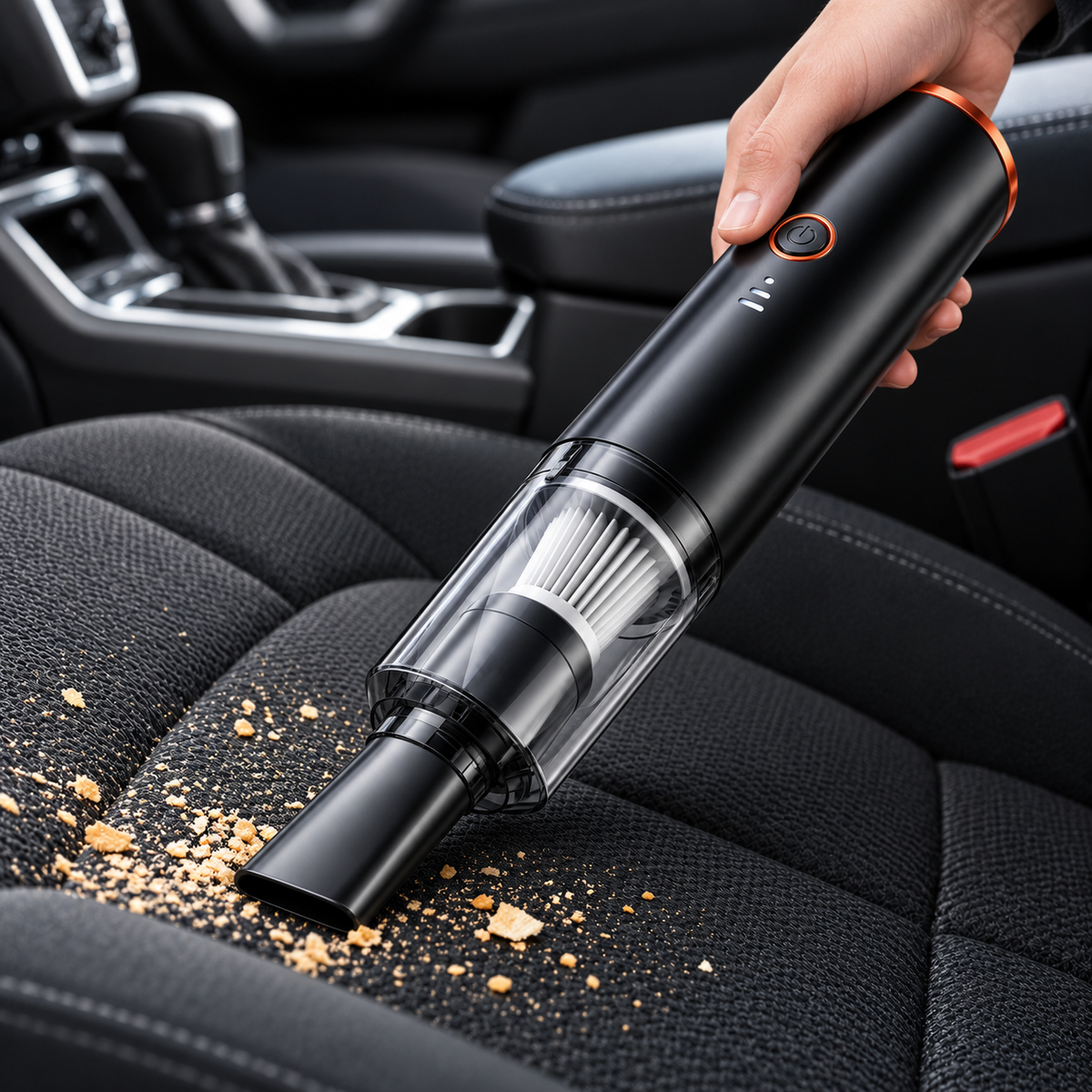 Mini Aspirador Inalámbrico para Coche y Hogar – Compacto y Recargable