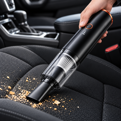 Mini Aspirador Inalámbrico para Coche y Hogar – Compacto y Recargable