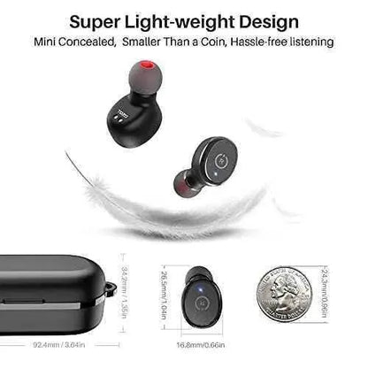 Auriculares Bluetooth IPX8 Impermeable Bluetooth 5.3 Inalámbricos con Estuche de Carga y micrófono Electrónica TOZO Auriculares, Electrónica, TOZO SacrificioShop sacrificioshop.com {{ shop.shopifyCountryName }} {{ shop.shopifyProvince }} B07J2Z5DBM 29.99 Auriculares Bluetooth IPX8 Impermeable Bluetooth 5.3 Inalámbricos con Estuche de Carga y micrófono - Default Title