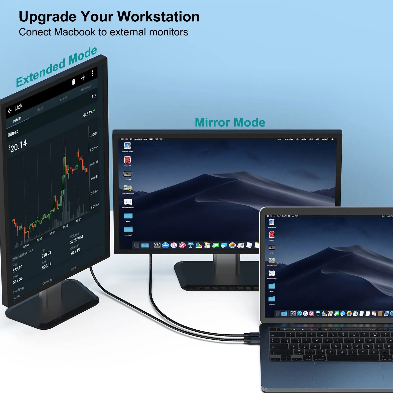 BENFEI Cable USB C a DisplayPort 1.8M (8K@60Hz, 4K@144Hz), Cable USB C a DP [Compatible con Thunderbolt 3/4] con iPhone 15 Pro/Max, MacBook Pro/Air 2023, iPad Pro, iMac, S23, XPS 17 BENFEI