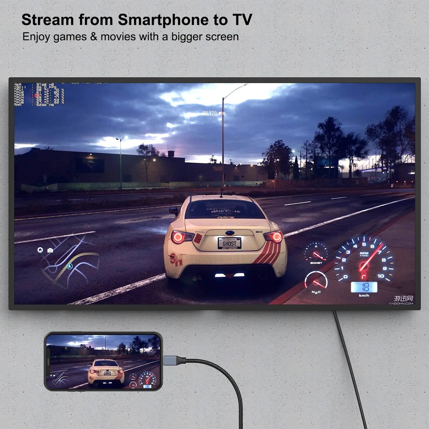 BENFEI Cable USB C a DisplayPort 1.8M (8K@60Hz, 4K@144Hz), Cable USB C a DP [Compatible con Thunderbolt 3/4] con iPhone 15 Pro/Max, MacBook Pro/Air 2023, iPad Pro, iMac, S23, XPS 17 BENFEI