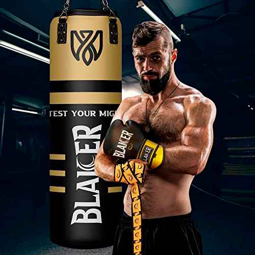 BLAICER Saco de Boxeo Adulto sin Relleno Equipado con Guantes, Vendas, Comba, Cadena Giratoria, Soporte y Bolsa Poliéster Deportes BLAICER BLAICER, Deportes, Sacos pesados SacrificioShop sacrificioshop.com {{ shop.shopifyCountryName }} {{ shop.shopifyProvince }} B0BG67LFVR 90.70 BLAICER Saco de Boxeo Adulto sin Relleno Equipado con Guantes, Vendas, Comba, Cadena Giratoria, Soporte y Bolsa Poliéster - Default Title
