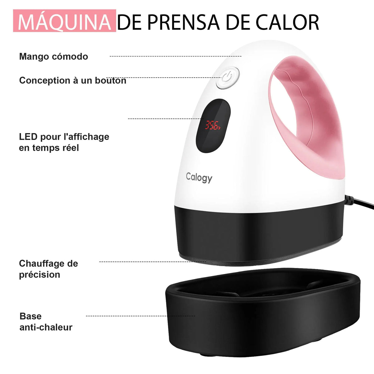 Calogy Mini Macchina Della Pressa, Plotter Di Trasferimento 4 - Foto 2