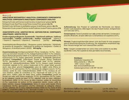 Comprimidos perros para articulaciones Veddelholzer con MSM, harpagófito glucosamina colágeno para fortalecer los huesos, 125 cápsulas con hialurón y Omega3 Productos para animales Veddelholzer Cuidado de cadera y articulaciones, Productos para animales, Veddelholzer SacrificioShop sacrificioshop.com Spain A Coruña B08B3VCGCH 29.95 Comprimidos perros para articulaciones Veddelholzer con MSM, harpagófito glucosamina colágeno para fortalecer los huesos, 125 cápsulas con hialurón y Omega3 - Default Title