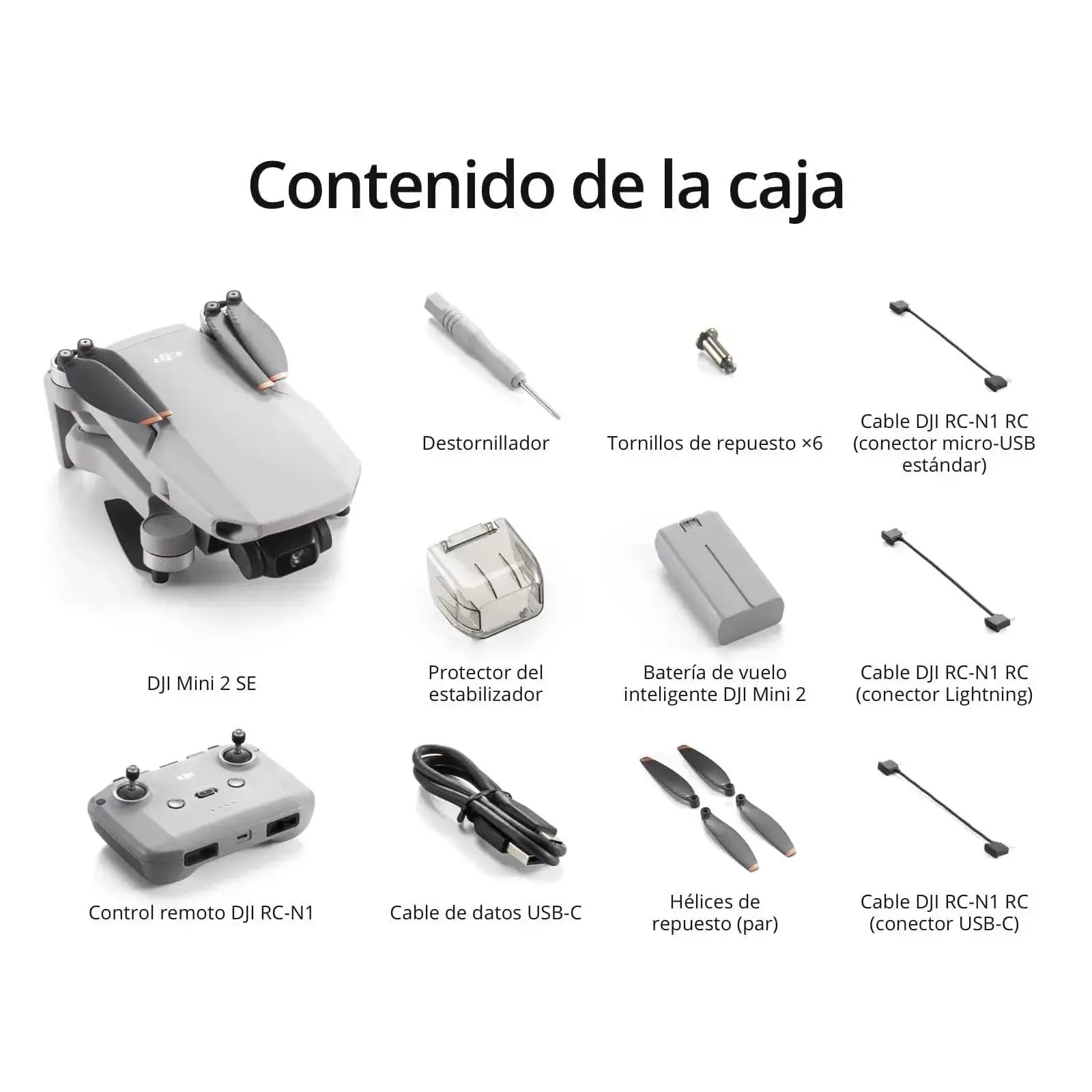 DJI Mini 2 SE, Vídeo 2.7K, Modos inteligentes, transmisión de vídeo a 10 km, 31 minutos de vuelo, menos de 249 g Cámara DJI Cámara, DJI, Drones SacrificioShop sacrificioshop.com {{ shop.shopifyCountryName }} {{ shop.shopifyProvince }} B0CQ89V1M2 423.25 DJI Mini 2 SE, Vídeo 2.7K, Modos inteligentes, transmisión de vídeo a 10 km, 31 minutos de vuelo, menos de 249 g - Default Title