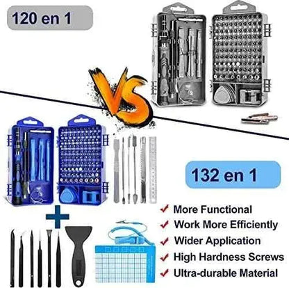 Eventronic 132 en 1 Juego de Destornilladores de Precisión Magnéticos Profesionales, Reparación Portátil para Teléfono Móvil Mejora del hogar Eventronic Eventronic, Juegos de destornilladores, Mejora del hogar SacrificioShop sacrificioshop.com {{ shop.shopifyCountryName }} {{ shop.shopifyProvince }} B08SQNTK46 19.19 Eventronic 132 en 1 Juego de Destornilladores de Precisión Magnéticos Profesionales, Reparación Portátil para Teléfono Móvil - Default Title