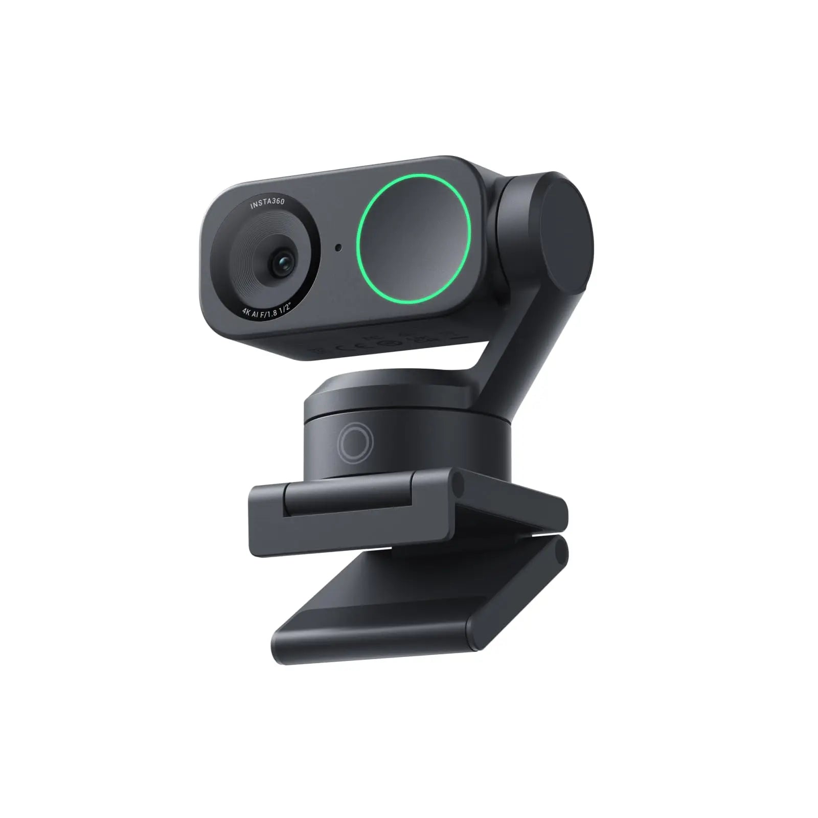Insta360 Link 2 Paquete Estándar - Webcam 4K PTZ PC/Mac, Sensor 1/2", Seguimiento IA, HDR, cancelación de Ruido por IA, Control por Gestos para Streaming, videollamadas, Gaming, Funciona con Zoom Insta360