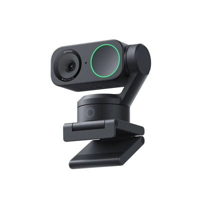 Insta360 Link 2 Paquete Estándar - Webcam 4K PTZ PC/Mac, Sensor 1/2", Seguimiento IA, HDR, cancelación de Ruido por IA, Control por Gestos para Streaming, videollamadas, Gaming, Funciona con Zoom Insta360