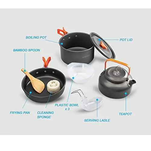 Kit de Utensilios Cocina Camping: Olla, Sartén, Tetera, Vajilla para Acampada Senderismo Excursión al Aire Libre de Aluminio Cocina OVERMONT Cocina, Juegos de ollas y sartenes, OVERMONT SacrificioShop sacrificioshop.com {{ shop.shopifyCountryName }} {{ shop.shopifyProvince }} B07D6JCHKS 24.99 Kit de Utensilios Cocina Camping: Olla, Sartén, Tetera, Vajilla para Acampada Senderismo Excursión al Aire Libre de Aluminio - Default Title