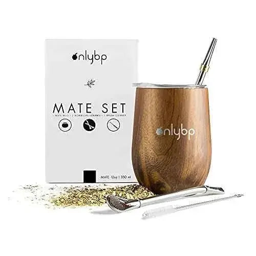 OnlyBP® Mate Argentino Kit Yerba - Incluye 2 Bombillas, Cepillo de Limpieza y Vaso de Acero Inoxidable (Madera) Cocina OnlyBP Cocina, OnlyBP, Termos y tazas SacrificioShop sacrificioshop.com {{ shop.shopifyCountryName }} {{ shop.shopifyProvince }} B08W4G6SVY 16.99 OnlyBP® Mate Argentino Kit Yerba - Incluye 2 Bombillas, Cepillo de Limpieza y Vaso de Acero Inoxidable (Madera) - Default Title