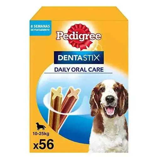 Pedigree Dentastix Snack Dental para la Higiene Oral de Perros Medianos (1 Pack de 56ud) Productos para animales PEDIGREE PEDIGREE, Productos para animales, Sticks dentales SacrificioShop sacrificioshop.com {{ shop.shopifyCountryName }} {{ shop.shopifyProvince }} B007ZY4D0W 13.29 Pedigree Dentastix Snack Dental para la Higiene Oral de Perros Medianos (1 Pack de 56ud) - Default Title