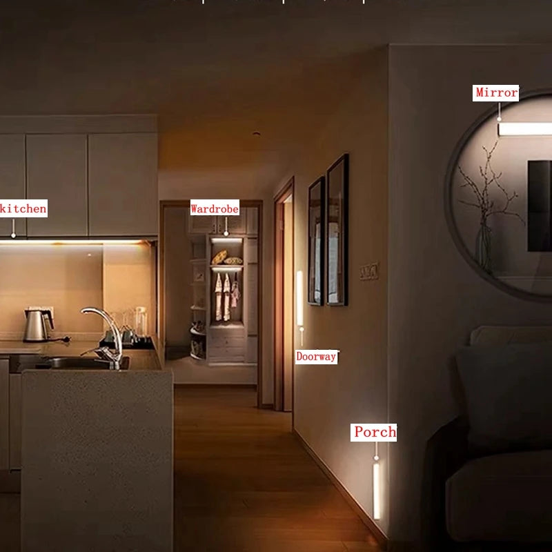 Luz LED Recargable con Sensor de Movimiento | USB-C
