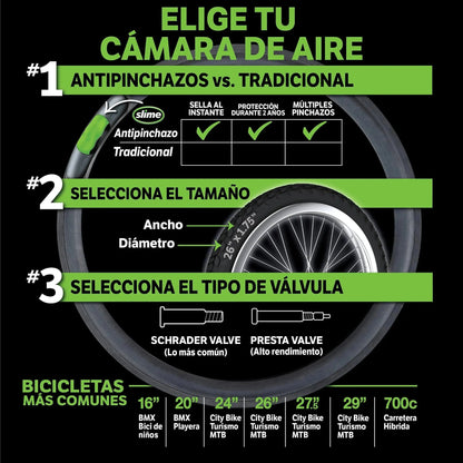 Slime Cámaras Interior de Bicicleta con Sellante de Pinchazos Slime, Sellado Autónomo, Válvula Schrader Deportes Slime Deportes, Herramientas y equipo, Slime SacrificioShop sacrificioshop.com {{ shop.shopifyCountryName }} {{ shop.shopifyProvince }} B017MH6YEO 10.39 Slime Cámaras Interior de Bicicleta con Sellante de Pinchazos Slime, Sellado Autónomo, Válvula Schrader - Default Title