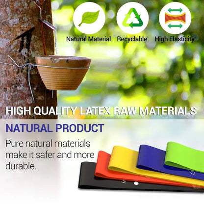 TechStone Juego de Bandas Resistencia para Hombres y Mujeres, Paquete de 5 Diferentes Niveles de Resistencia Bandas elásticas Gimnasio en casa Entrenamiento a Largo Plazo Bolsa de Transporte Gratuita TechStone