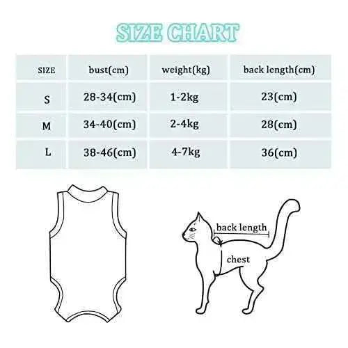 Traje de recuperación Profesional para Gatos, heridas Profesional para heridas, de recuperación quirúrgica Ropa Chaleco de pequeños Gatos Productos para animales AEITPET AEITPET, Collares y conos de recuperación, Productos para animales SacrificioShop sacrificioshop.com {{ shop.shopifyCountryName }} {{ shop.shopifyProvince }} B08DSR7BSR 10.99 Traje de recuperación Profesional para Gatos, heridas Profesional para heridas, de recuperación quirúrgica Ropa Chaleco de pequeños Gatos - Default Title