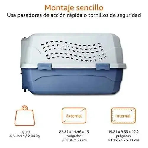 Trasportín de 2 puertas con carga superior, 58 cm Productos para animales Amazon Basics Accesorios para viajar con perros, Amazon Basics, Productos para animales SacrificioShop sacrificioshop.com {{ shop.shopifyCountryName }} {{ shop.shopifyProvince }} B00OP6SVJW 42.51 Trasportín de 2 puertas con carga superior, 58 cm - Default Title