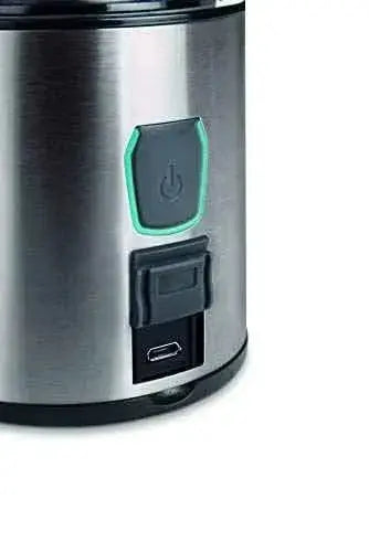 Ufesa BS2400 Onyx Mini Batidora Portátil Recargable USB, Batería de 5100 mAh, Botella de 400ml, Cuerpo y Cuchillas de Acero Inoxidable Cocina Ufesa Batidoras de vaso individuales, Cocina, Ufesa SacrificioShop sacrificioshop.com {{ shop.shopifyCountryName }} {{ shop.shopifyProvince }} B08YKF46LK 41.99 Ufesa BS2400 Onyx Mini Batidora Portátil Recargable USB, Batería de 5100 mAh, Botella de 400ml, Cuerpo y Cuchillas de Acero Inoxidable - Default Title