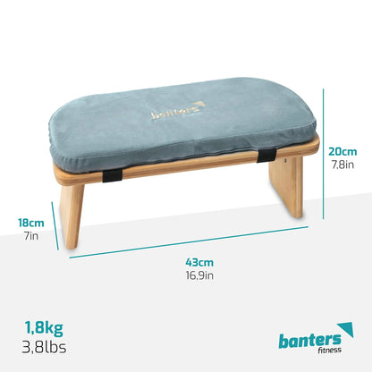 Banco de meditación - Hecho de bambú sólido - Taburete de meditación Plegable con cojín, Azul Muebles banters Bancos de meditación, banters, Muebles SacrificioShop sacrificioshop.com {{ shop.shopifyCountryName }} {{ shop.shopifyProvince }} B09876Z2V6 43.99 Banco de meditación - Hecho de bambú sólido - Taburete de meditación Plegable con cojín, Azul - Default Title