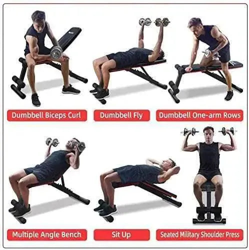 Banco de Pesas Musculación, Banco Abdominales Plegable 7 en 1, Banco Pesas Ajustable adecuado para el hogar y el gimnasio, Capacidad de peso 230KG Deportes PASYOU Bancos ajustables, Deportes, PASYOU SacrificioShop sacrificioshop.com {{ shop.shopifyCountryName }} {{ shop.shopifyProvince }} B07S7NRZL4 89.99 Banco de Pesas Musculación, Banco Abdominales Plegable 7 en 1, Banco Pesas Ajustable adecuado para el hogar y el gimnasio, Capacidad de peso 230KG - Default Title