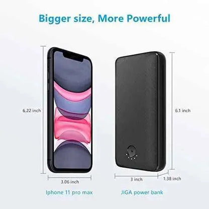 Batería Externa Cargador Móvil Portátil 30000mAh Ultra Alta Capacidad con 3 Salidas y 3 Entradas y Linterna, USB C Powerbank Inalámbrico JIGA Cargadores portátiles, Inalámbrico, JIGA SacrificioShop sacrificioshop.com {{ shop.shopifyCountryName }} {{ shop.shopifyProvince }} B08LKDCFZN 32.95 Batería Externa Cargador Móvil Portátil 30000mAh Ultra Alta Capacidad con 3 Salidas y 3 Entradas y Linterna, USB C Powerbank - Default Title