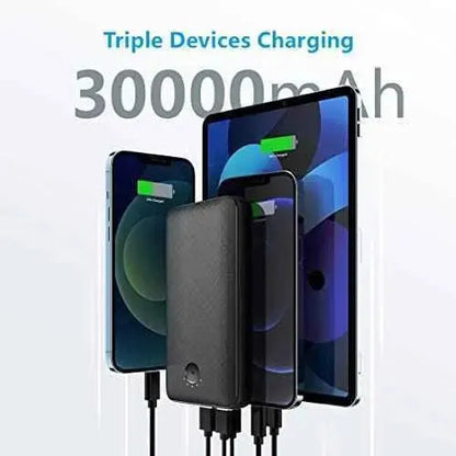 Batería Externa Cargador Móvil Portátil 30000mAh Ultra Alta Capacidad con 3 Salidas y 3 Entradas y Linterna, USB C Powerbank Inalámbrico JIGA Cargadores portátiles, Inalámbrico, JIGA SacrificioShop sacrificioshop.com {{ shop.shopifyCountryName }} {{ shop.shopifyProvince }} B08LKDCFZN 32.95 Batería Externa Cargador Móvil Portátil 30000mAh Ultra Alta Capacidad con 3 Salidas y 3 Entradas y Linterna, USB C Powerbank - Default Title