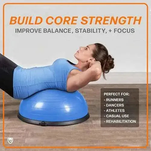 Bosu - Balance Ball - Balance Trainer - Fitness, Yoga, Pilates Deportes URBNFit Deportes, Plataformas de equilibrio, URBNFit SacrificioShop sacrificioshop.com {{ shop.shopifyCountryName }} {{ shop.shopifyProvince }} B07DD3LT3S 84.00 Bosu - Balance Ball - Balance Trainer - Fitness, Yoga, Pilates - Default Title