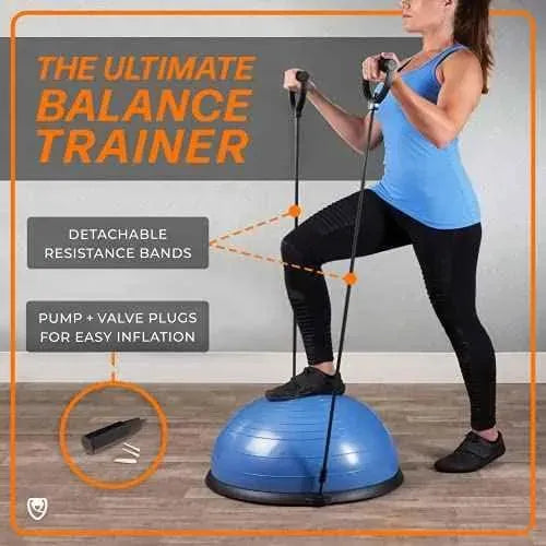 Bosu - Balance Ball - Balance Trainer - Fitness, Yoga, Pilates Deportes URBNFit Deportes, Plataformas de equilibrio, URBNFit SacrificioShop sacrificioshop.com {{ shop.shopifyCountryName }} {{ shop.shopifyProvince }} B07DD3LT3S 84.00 Bosu - Balance Ball - Balance Trainer - Fitness, Yoga, Pilates - Default Title