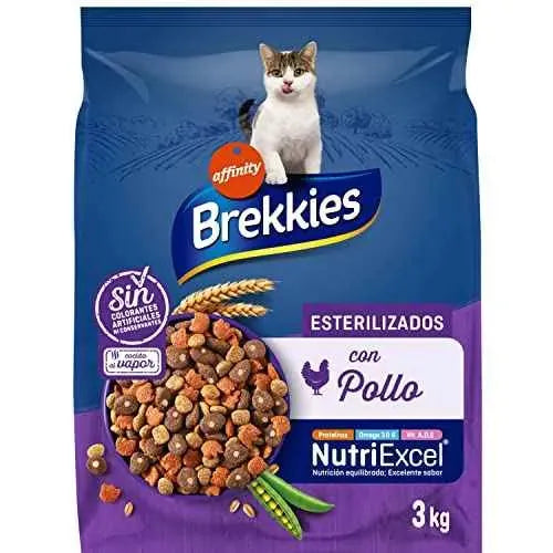 Brekkies Pienso para Gatos Gatos Esterilizados con Pollo y Verduras - 3000 gr Productos para animales Brekkies Brekkies, Productos para animales, Seca SacrificioShop sacrificioshop.com {{ shop.shopifyCountryName }} {{ shop.shopifyProvince }} B00O4B4HDW 10.40 Brekkies Pienso para Gatos Gatos Esterilizados con Pollo y Verduras - 3000 gr - Default Title